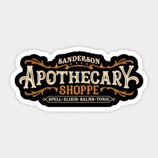 Apothecary Shoppe Halloween Sticker